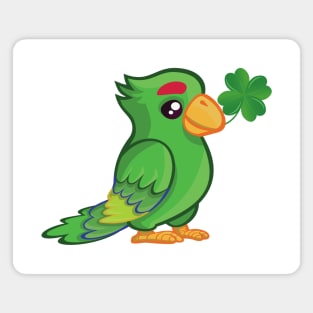 St Patricks Day Parrot Magnet